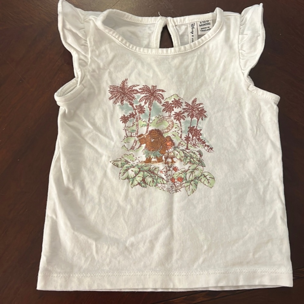 Janie and Jack Moana Flutter Sleeve Shirt